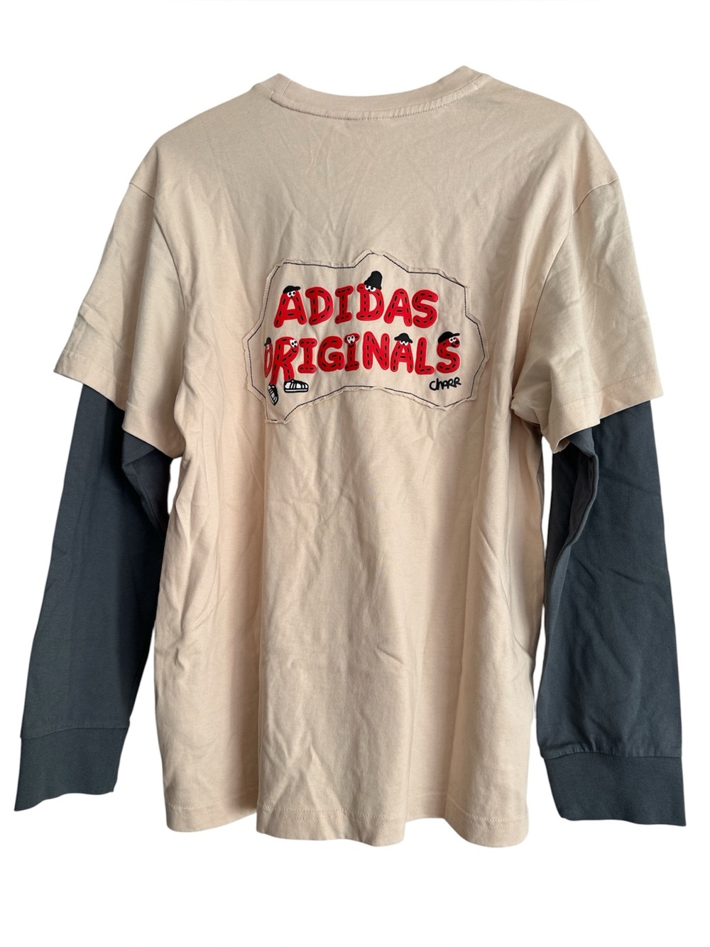 Adidas Originals x Charr Embroidered Layered Long Sleeve Streetwear